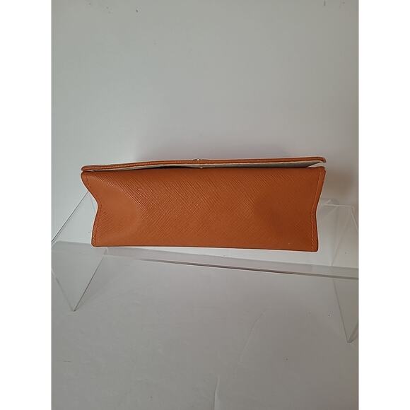Tory Burch Glasses Sunglasses Case Glasses Case Authentic Orange / Gold - Picture 6 of 8